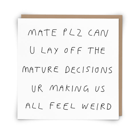 Card - Mature