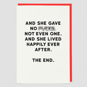 Card - The End