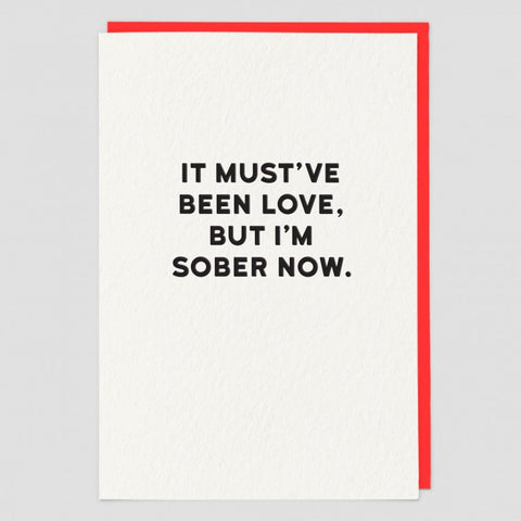 Card - Sober