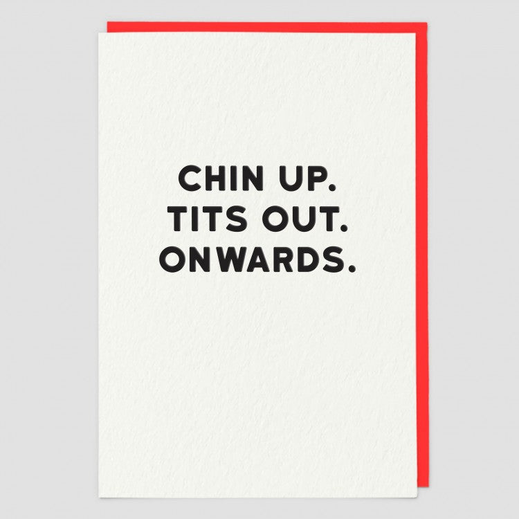 Funny Rude Card - Onwards