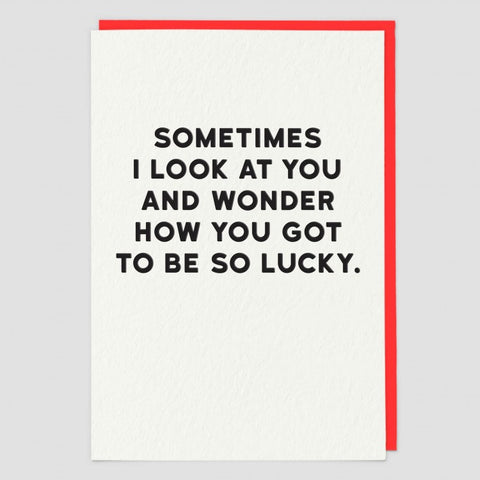 Funny Card - Lucky