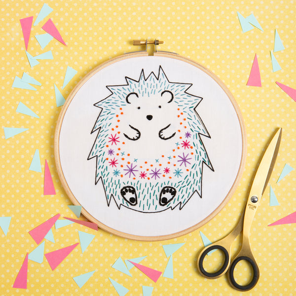 Hawthorn Handmade Hedgehog Embroidery Kit