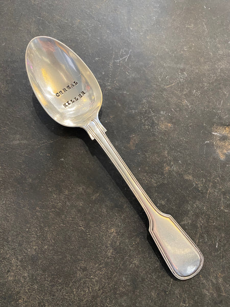 Vintage Dessert Spoon - Cereal Killer
