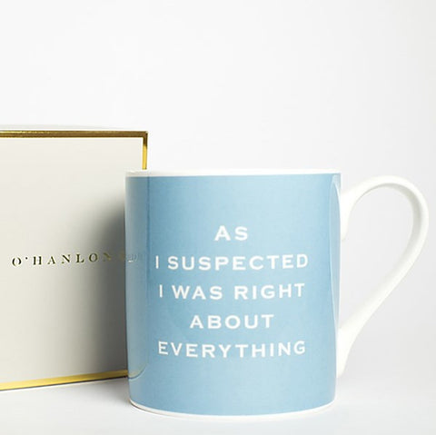 Susan O'Hanlon Mug - As Suspected