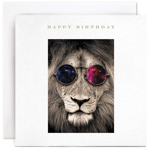 Susan O'Hanlon Card - Happy Birthday Lion