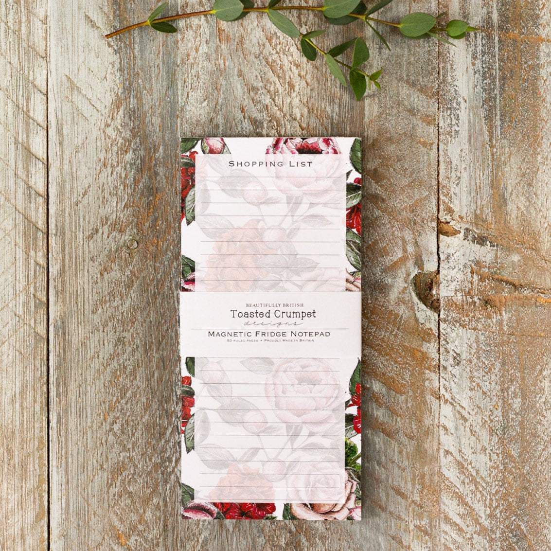 Toasted Crumpet In Full Bloom Magnetic  Shopping List