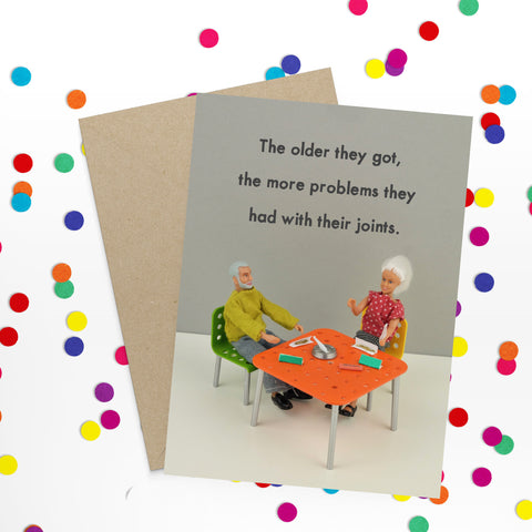 Jeffrey & Janice Card - Older They Got More Problems With Joints