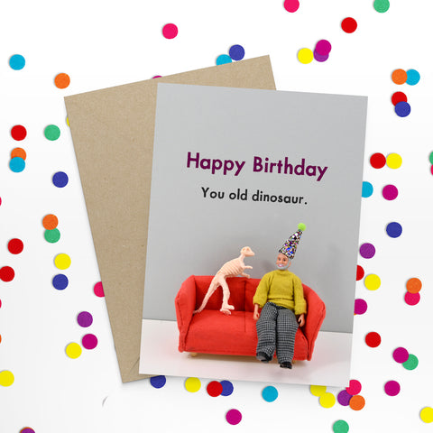 Jeffrey & Janice Card -  Old Dinosaur