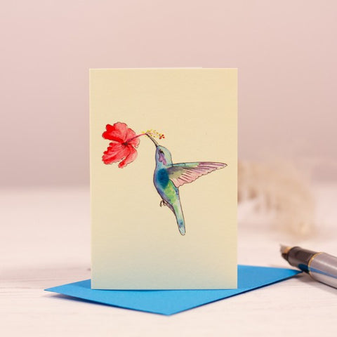 Mini Card - Hummingbird
