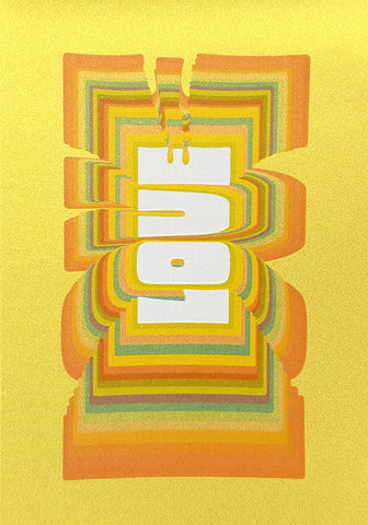'Love' A3 Print