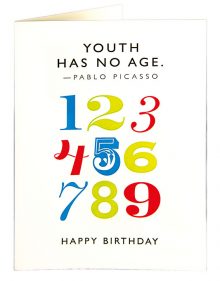 Letterpress Card - Youth Has No Age