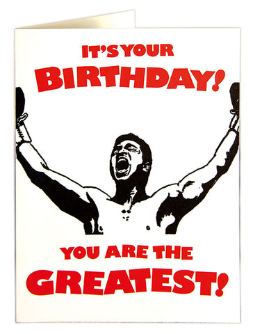 Letterpress Card - You Are The Greatest