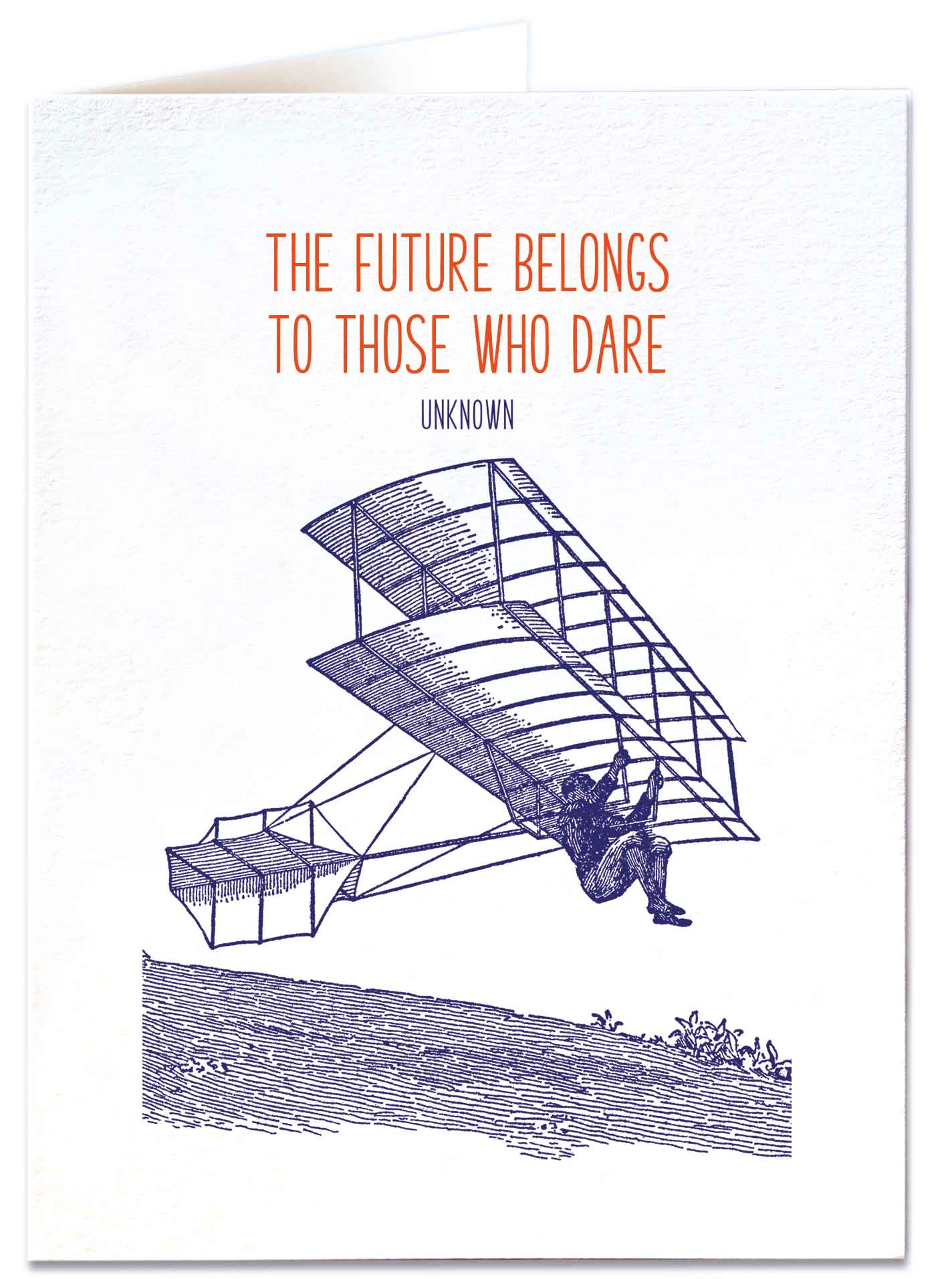 Letterpress Card - The Future