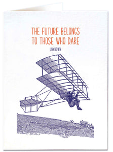 Letterpress Card - The Future