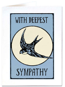 Letterpress Card - Deepest Sympathy
