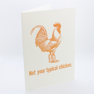 Letterpress Card - Not Your Typical