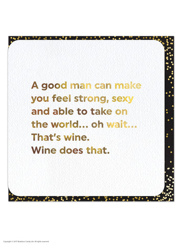 Funny Card - A Good Man