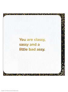 Funny Card - Classy Sassy