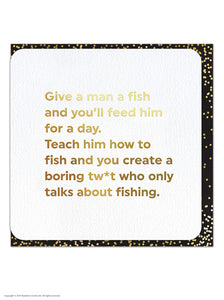 Card - Give A Man A Fish