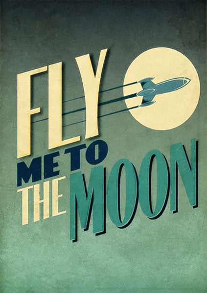 Madame Treacle Card  - Fly Me To The Moon