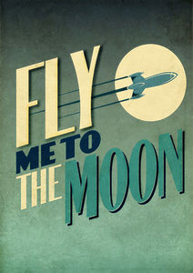 Madame Treacle Card  - Fly Me To The Moon