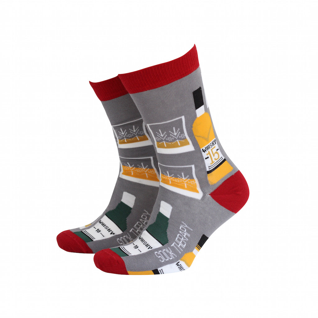 Sock Therapy - Calzini Uomo In Viscosa Di Bambù - Fantasia Tartan Scozzese, Morbidi, Traspiranti, Taglia Unica 39-44