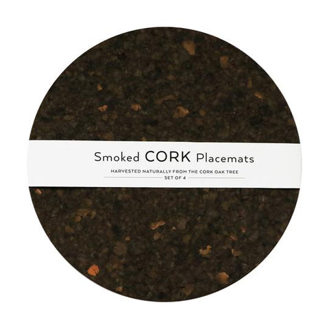 Smoked Cork Placemat Set of 4