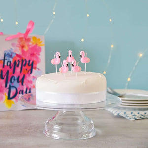Flamingo Cake Candles
