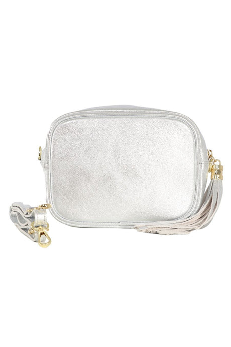 Crossbody Camera Bag - Silver