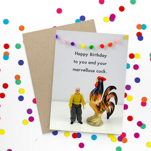 Jeffrey & Janice Card - Marvellous Cock