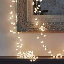 White Snowberry Lights - Mains Powered