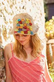 SALE WAS £22 NOW £14 Pachamama Applique Flower Hat