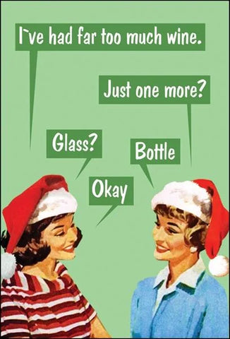 Christmas Card - Wine