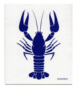 Blue Lobster Dishcloth - Made from 100% Biodegradable Materials By Jangneus
