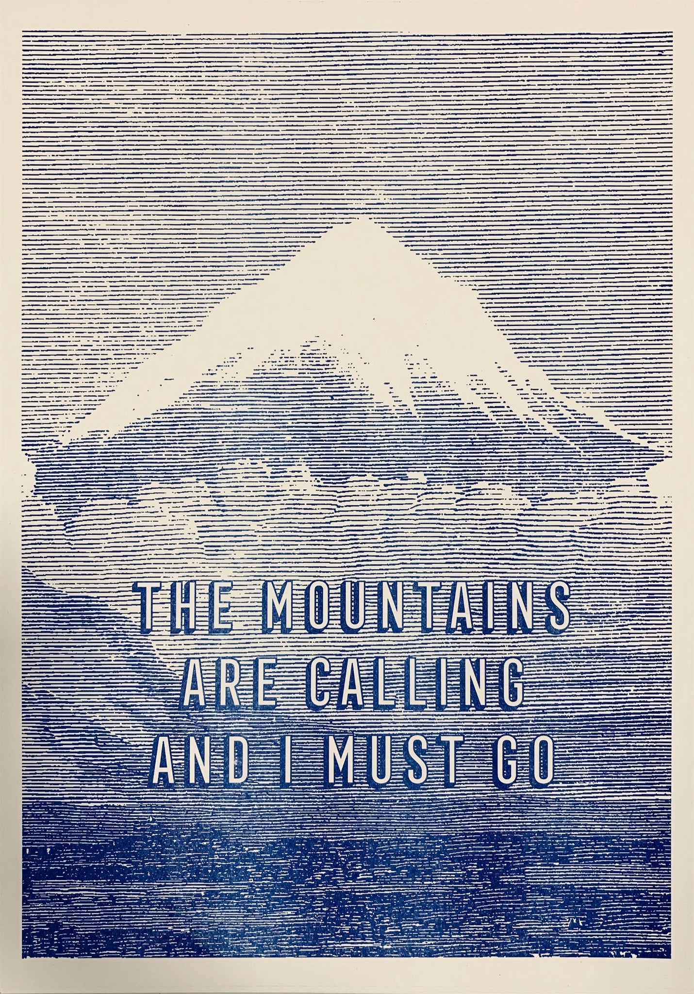 The Mountains A3 Print