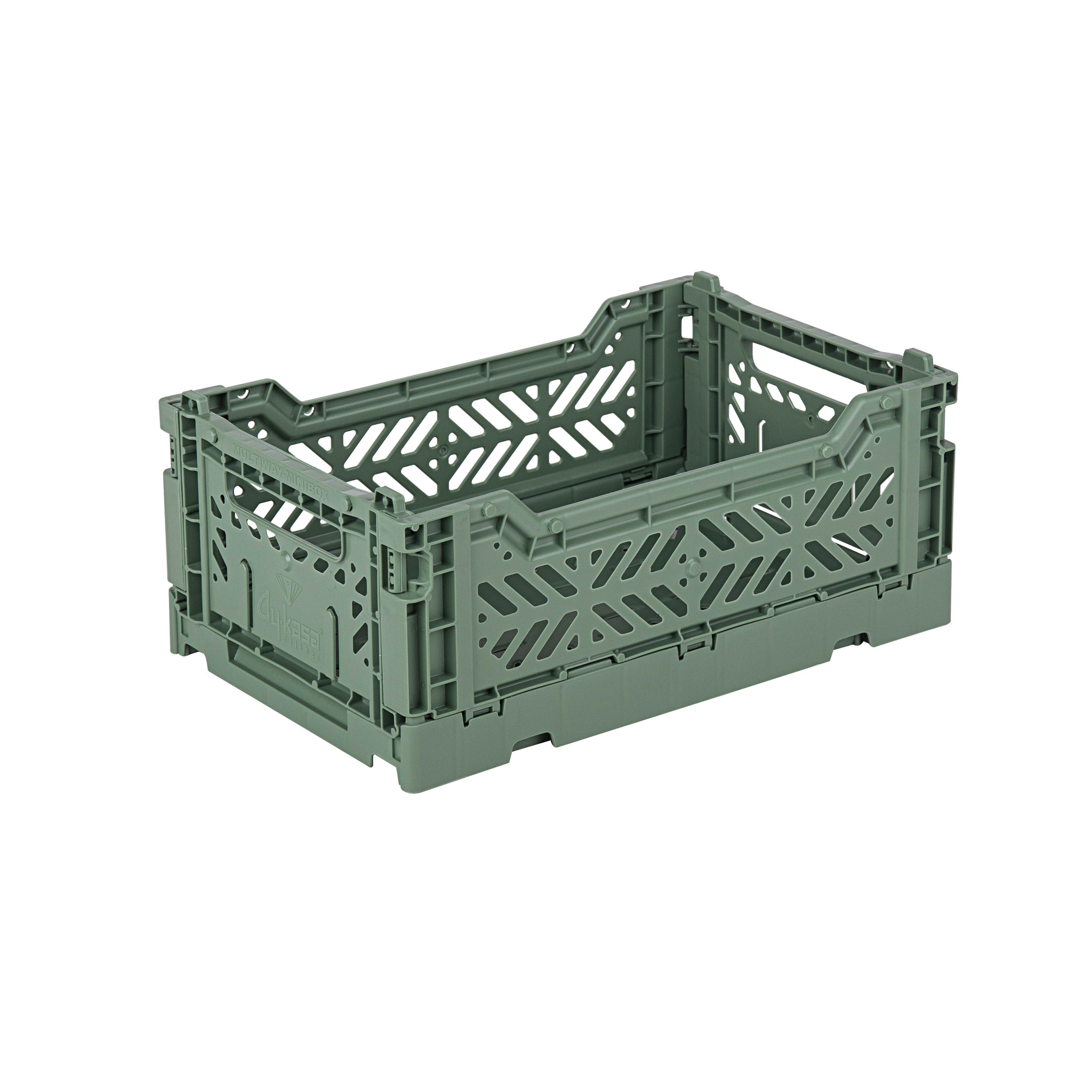 Mini Folding Stackable Storage Crate