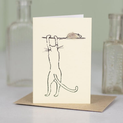 Mini Card - Cat & Mouse