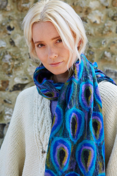 Pachamama Peacock Scarf