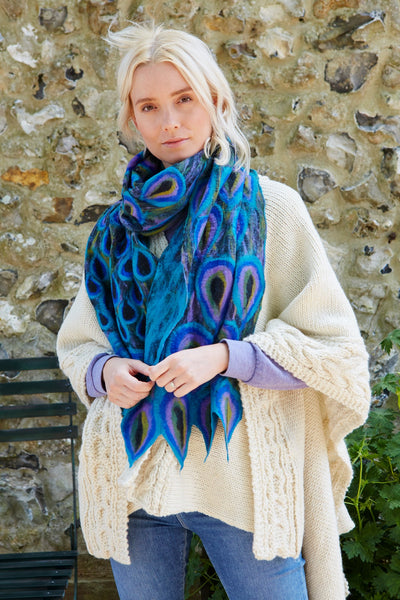 Pachamama Peacock Scarf