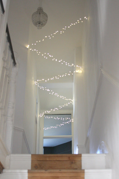 Silver Cluster  Light Chain - Mains 15m
